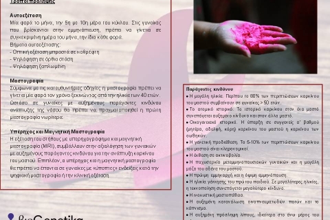 Οκτώβριος - Μήνας Πρόληψης του Καρκίνου του Μαστού